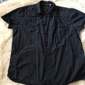 Guess short sleeve button down